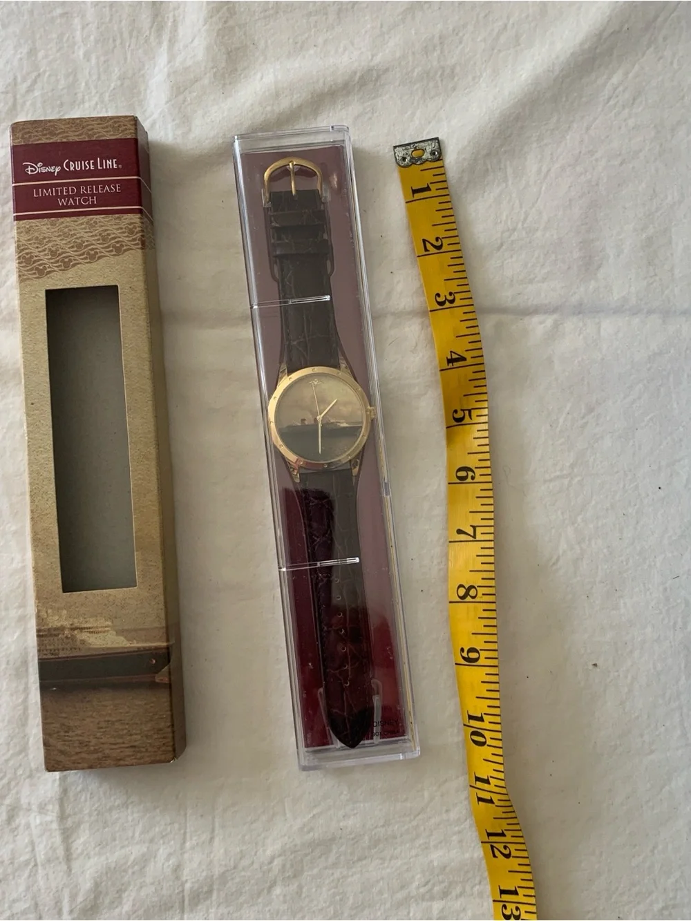 Disney Cruise Line Watch in Brown and Gold-Tone